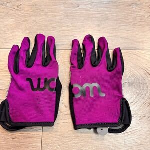 Woom Kids Bike Gloves Purple Black Cycling Outdoor Gear Size 6‎ Childrens